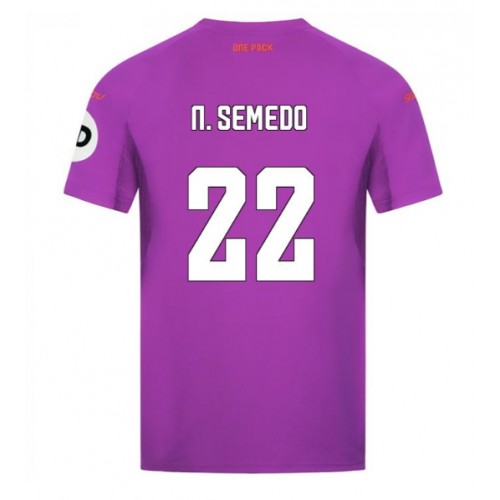 Fotbalové Dres Wolves Nelson Semedo #22 Alternativní 2024-25 Krátký Rukáv